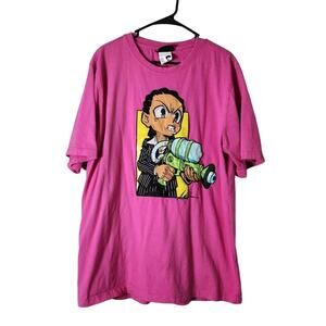 deKryptic The Boondocks Say Hello To My Little Friend Pink T-Shirt Size 3XL